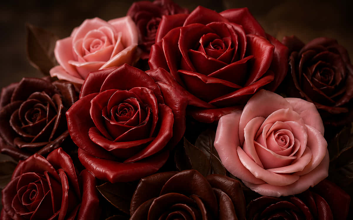Luxury personal gift collection including chocolate roses and custom packaging